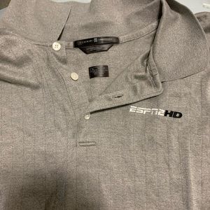 Tiger Woods ESPN2 HD polo gray